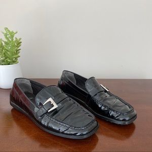 Stuart Weitzman black loafers size 6.5